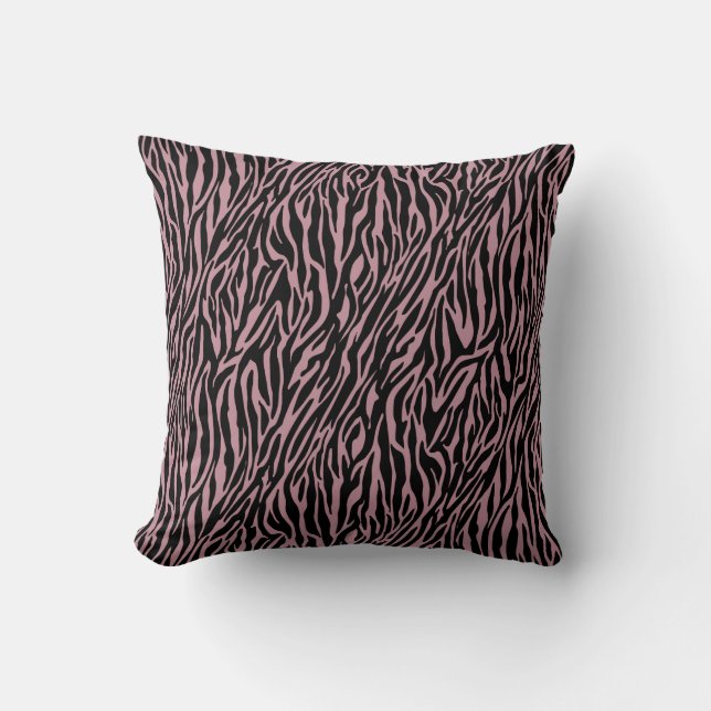Almofada Impressão Zebra Rosa (Frente)