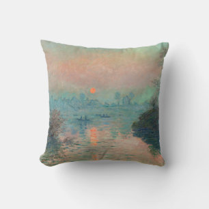 Almofada Impressionismo das Belas Artes do Monet Sunset