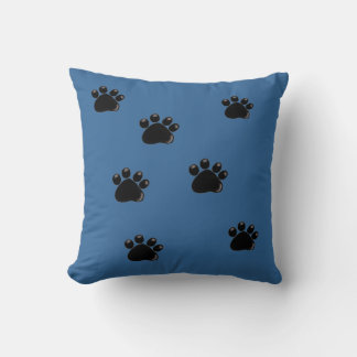 Almofada Impressões de Pata de Cachorro