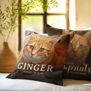 Almofada Impressões digitais no nosso "Hearts Pet Memorial