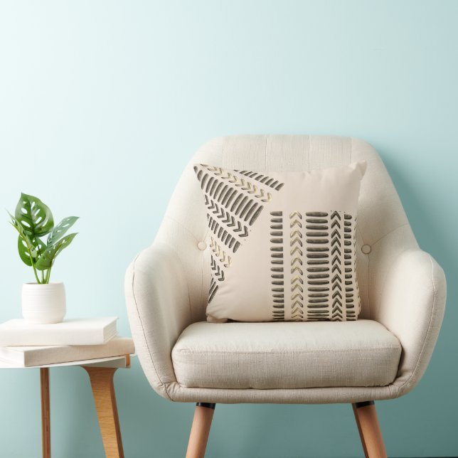 Almofada Impressões Geométricos de Kuba Nubian (Cadeira)