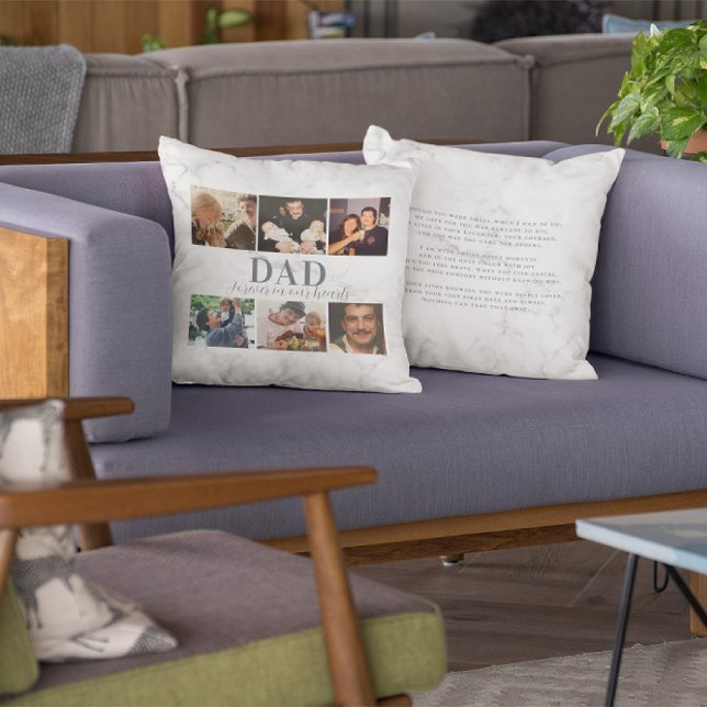 Almofada In Loving Memory | 6 Photo Collage Memorial (Criador carregado)