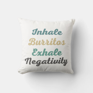 Almofada Inalar Burritos Exalar Travesseiro decorativo de N