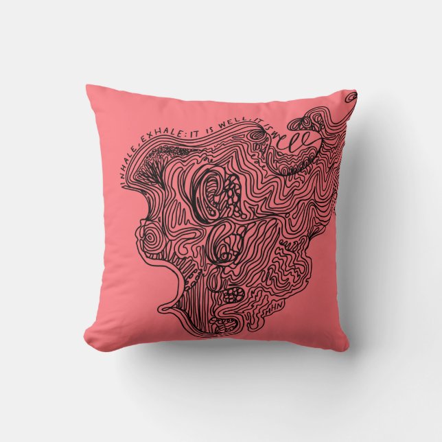 Almofada Inalar Exalar É Bom É Bom (Frente)