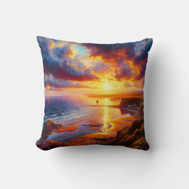 Almofada Incêndio na Costa (Frente)