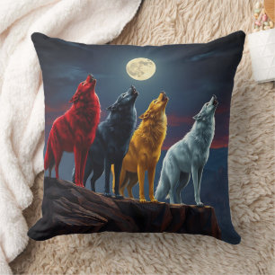 Almofada Incrível Quatro Lobos, Uma Meia-Noite Deserto Howl