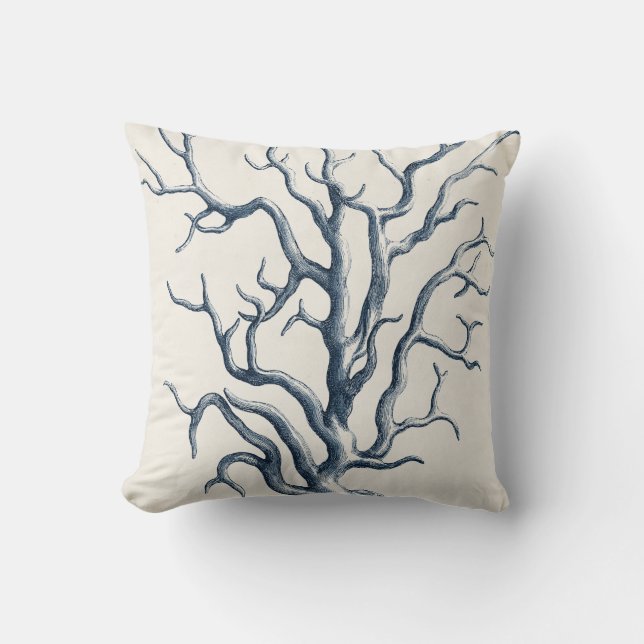 Almofada Indigo Coral (Frente)