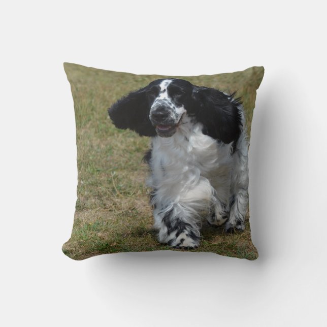 Almofada Inglês adorável cocker spaniel (Frente)