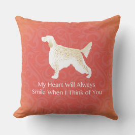Almofada Inglês Setter Pensando no seu Memorial Pet