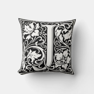 Almofada Inicial decorativa "J" da letra
