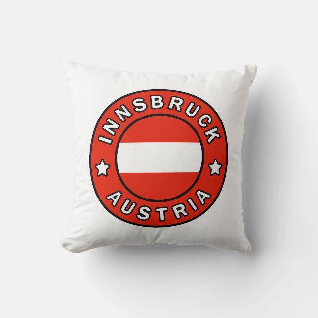 Almofada Innsbruck Áustria (Frente)