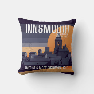 Almofada Innsmouth Viagens vintage Lovecraft
