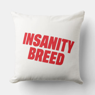 Almofada INSANITYBREED Signature Logo Decorative Throw Pill