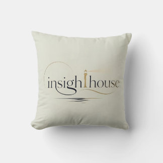 Almofada InsightHouse Minimalista Elegante Tipografia Farol