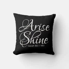 Almofada Inspirador Levante-se e Brilhe Fé Natal