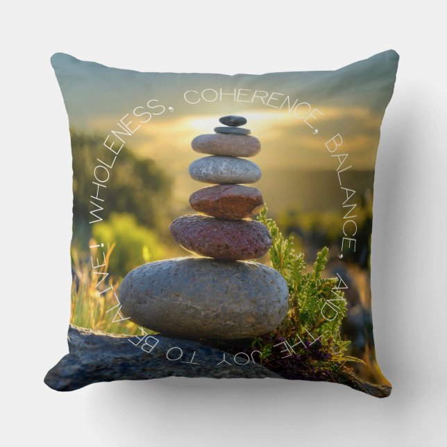 Almofada Inspirador, Meditativo, Uplificador  (Frente)
