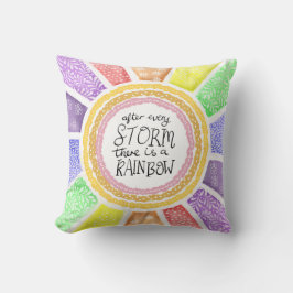 Almofada Inspirational Quote – “After Every Storm there is 