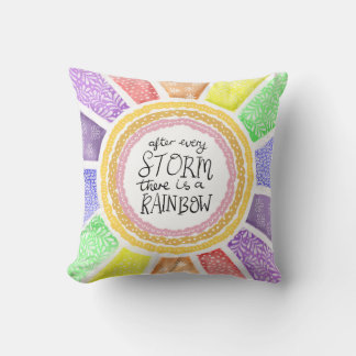 Almofada Inspirational Quote – “After Every Storm there is 
