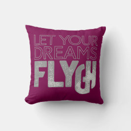 Almofada Inspirational Quote Throw Pillow