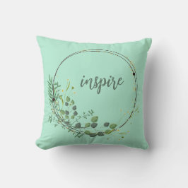 Almofada Inspire Com Quadro Botânico Floral