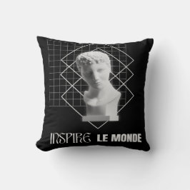 Almofada Inspire le Monde – Modern Aesthetic Art Design