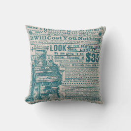 Almofada Instrumento Cornish do órgão da tipografia da