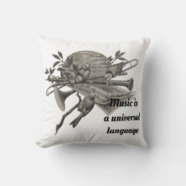 Almofada Instrumentos De Banda De Etapa De Vintagem De Músi