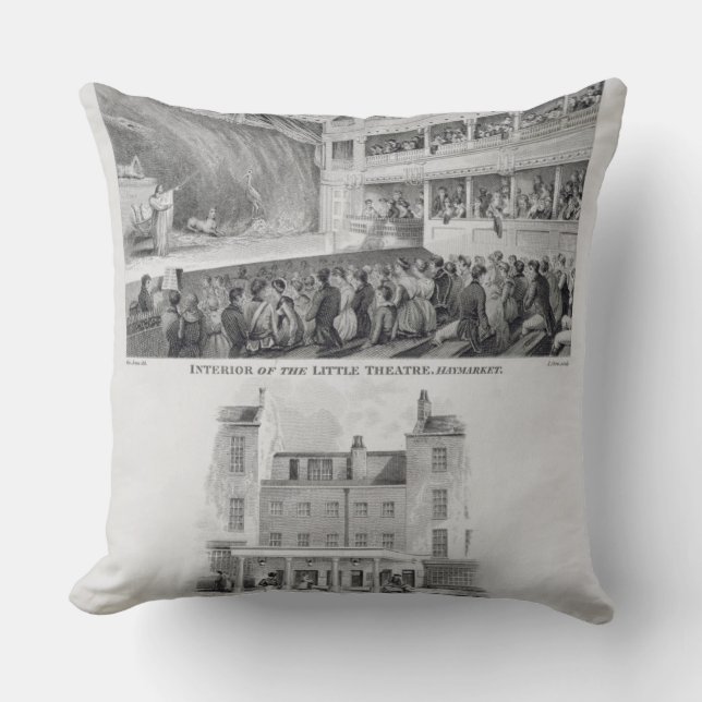 Almofada Interior do teatro pequeno, Haymarket em Londo (Frente)
