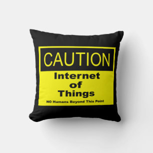 Almofada Internet do sinal de aviso do cuidado de IoT das