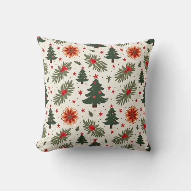 Almofada inverno de Natal (Frente)