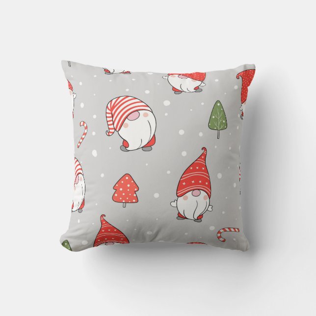 Almofada Inverno Gnome Fesless Patterno (Frente)