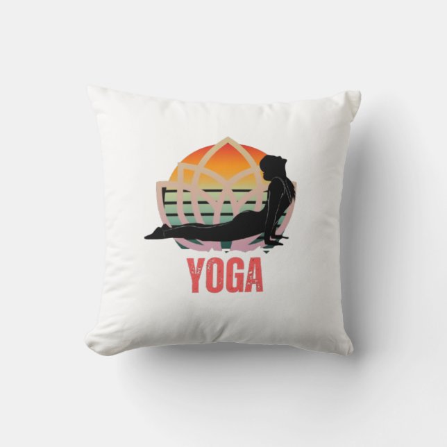 Almofada Ioga: Abrace o Fluxo (Frente)