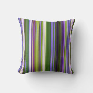 Almofada Iris Blossomo Roxo e Greve Verde