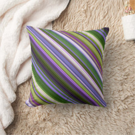 Almofada Iris Blossomo Roxo e Verde Xadrez