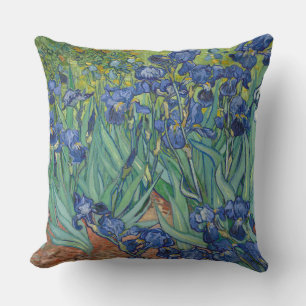 Almofada Íris, Pintura a Óleo Floral, Vincent Van Gogh