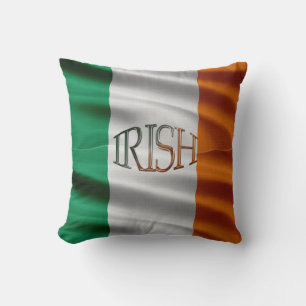 Almofada Irish Flag Patriotic Celtic Ireland