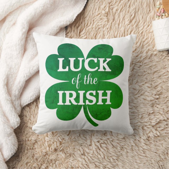 Almofada Irish Four Leaf Clover (Cobertor)