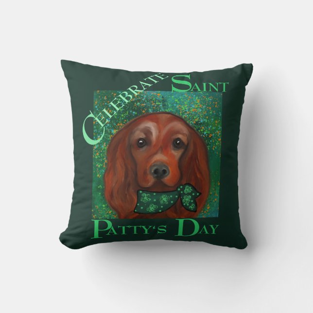 Almofada Irish Red Setter (Frente)