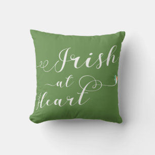 Almofada Irlandês no coração Travesseiro decorativo