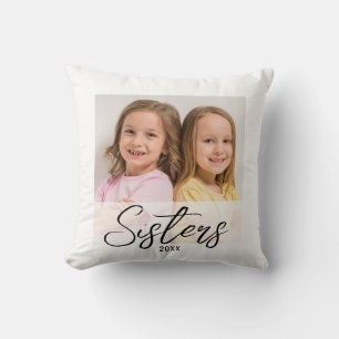 Almofada Irmãs Bonitas E Agora 2 Travesseiros decorativos F