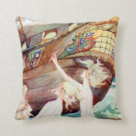 Almofada Irmãs e navio das sereias