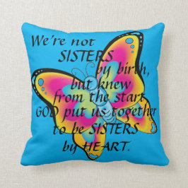 ALMOFADA "IRMÃS LANCE PILLOW&BUTTERFLIES DO CORAÇÃO"