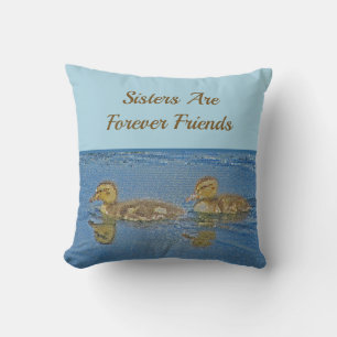 Almofada Irmãs para Amigos de sempre Ducklings Mosaic Sibli