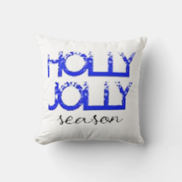 Almofada "Irradie Alegria com Nossa Roupa Holly Jolly"