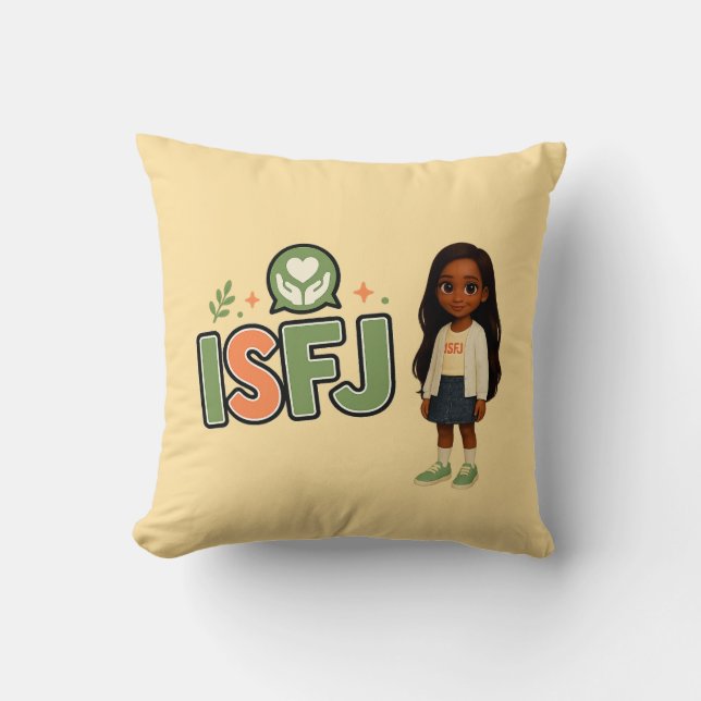 Almofada ISFJ — A Guardiã da Harmonia (Frente)