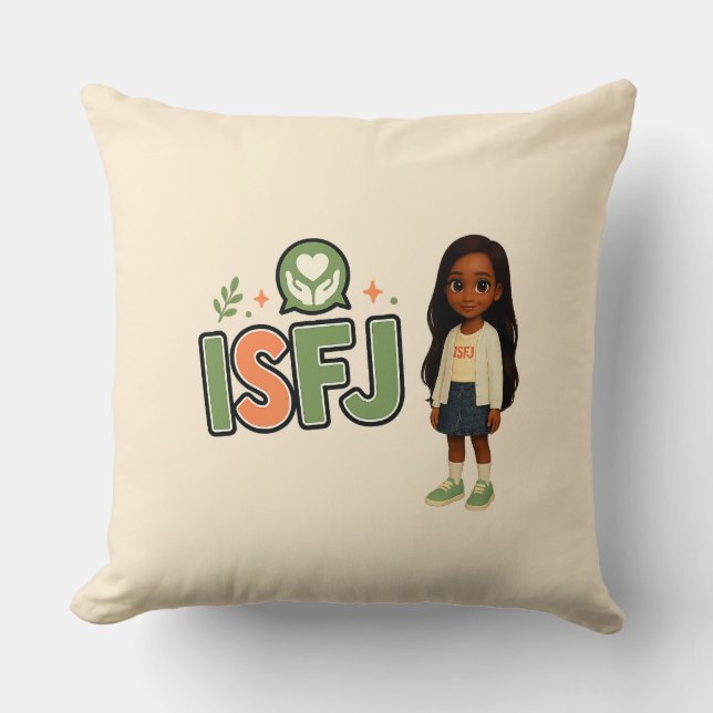 Almofada ISFJ — A Guardiã da Harmonia (Frente)