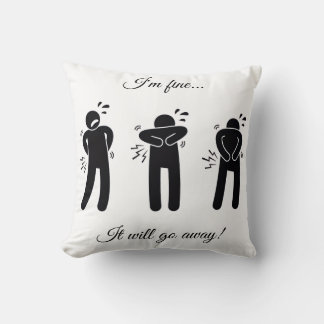 Almofada It will go away! Throw pillow