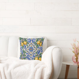 Almofada Italian Lemon Azulejo Tile