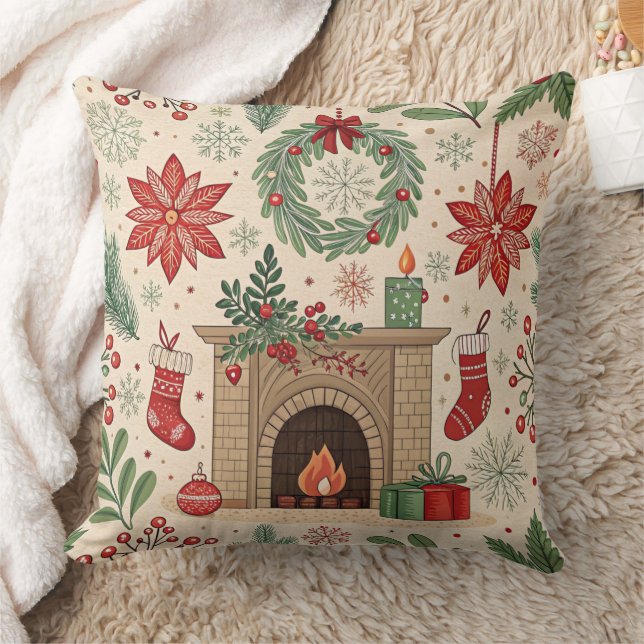 Almofada It's Christmas Time cushion Kissen (Cobertor)