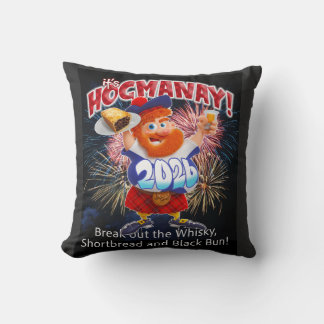 Almofada IT'S HOGMANAY! Break out the whisky.and shortbread